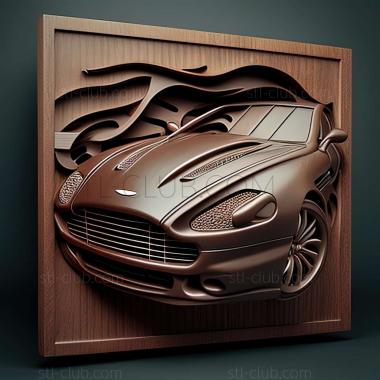 3D модель Aston Martin DB9 (STL)